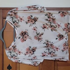 URBAN REBEL Floral Print Relaxed Fit Top